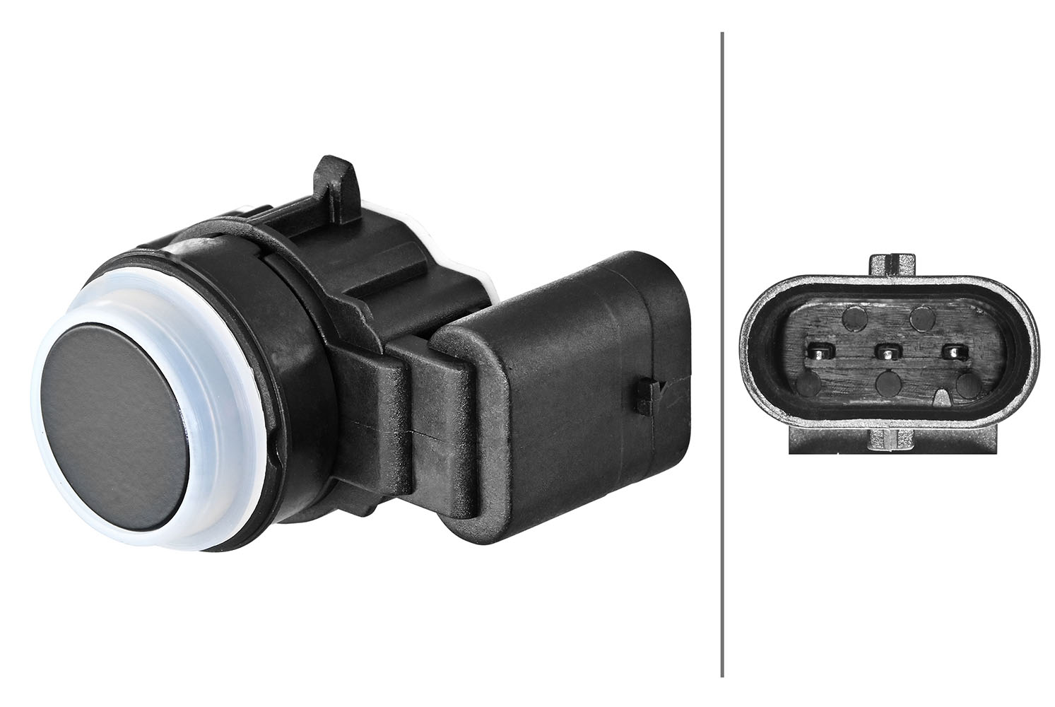 HELLA Sensor, parkeringshjælp 6px358270571 bag for BMW