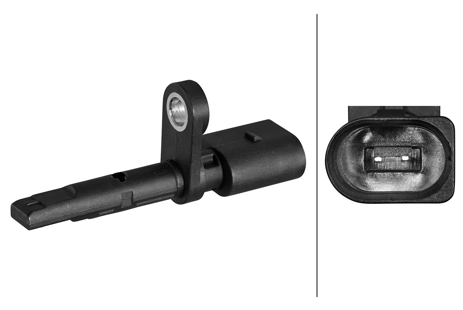 HELLA ABS Sensor 6pu358218481 bagaksel for VW