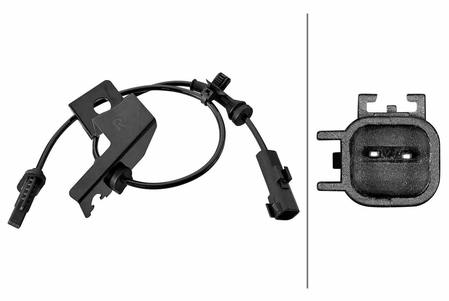 HELLA ABS Sensor 6pu358218821 foraksel for FORD