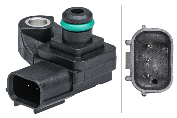 HELLA Sensor, ladetryk 6pp009403361 for HONDA