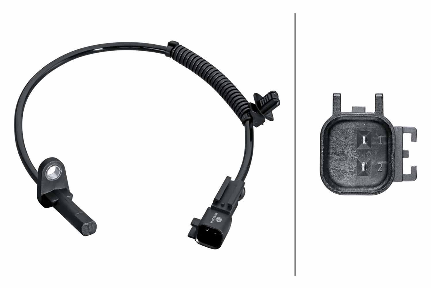 HELLA ABS Sensor 6pu358217951 bagaksel for FORD