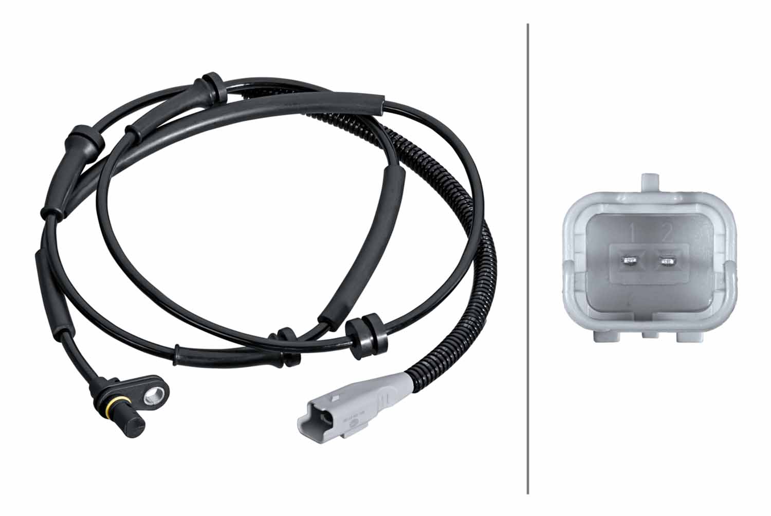 HELLA ABS Sensor 6pu358217981 for PEUGEOT FIAT