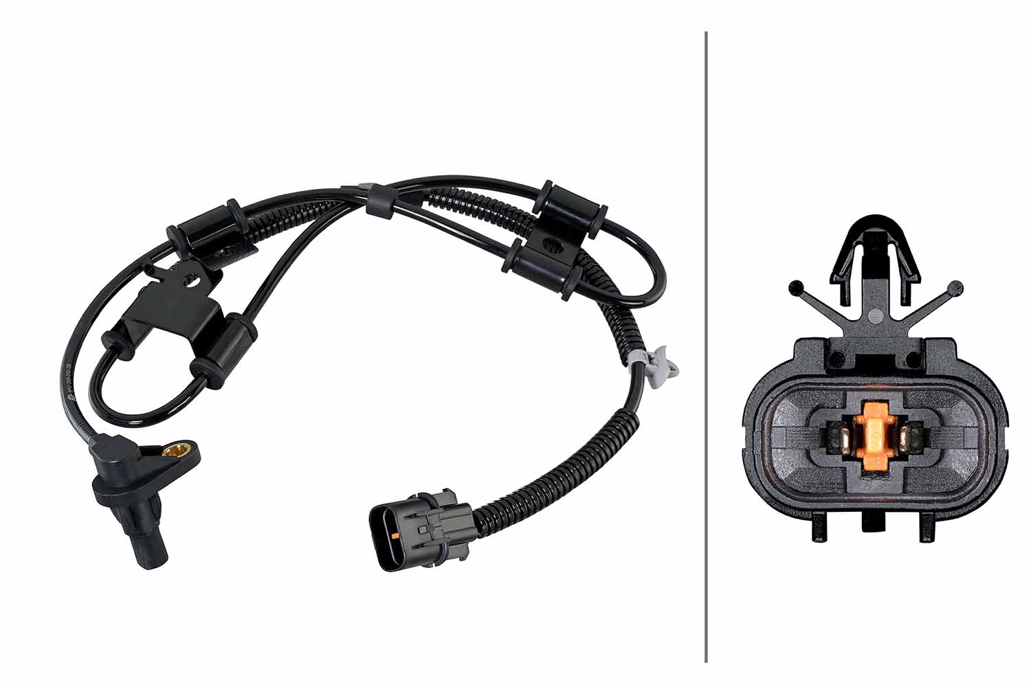HELLA ABS Sensor 6pu358252361 foraksel for KIA