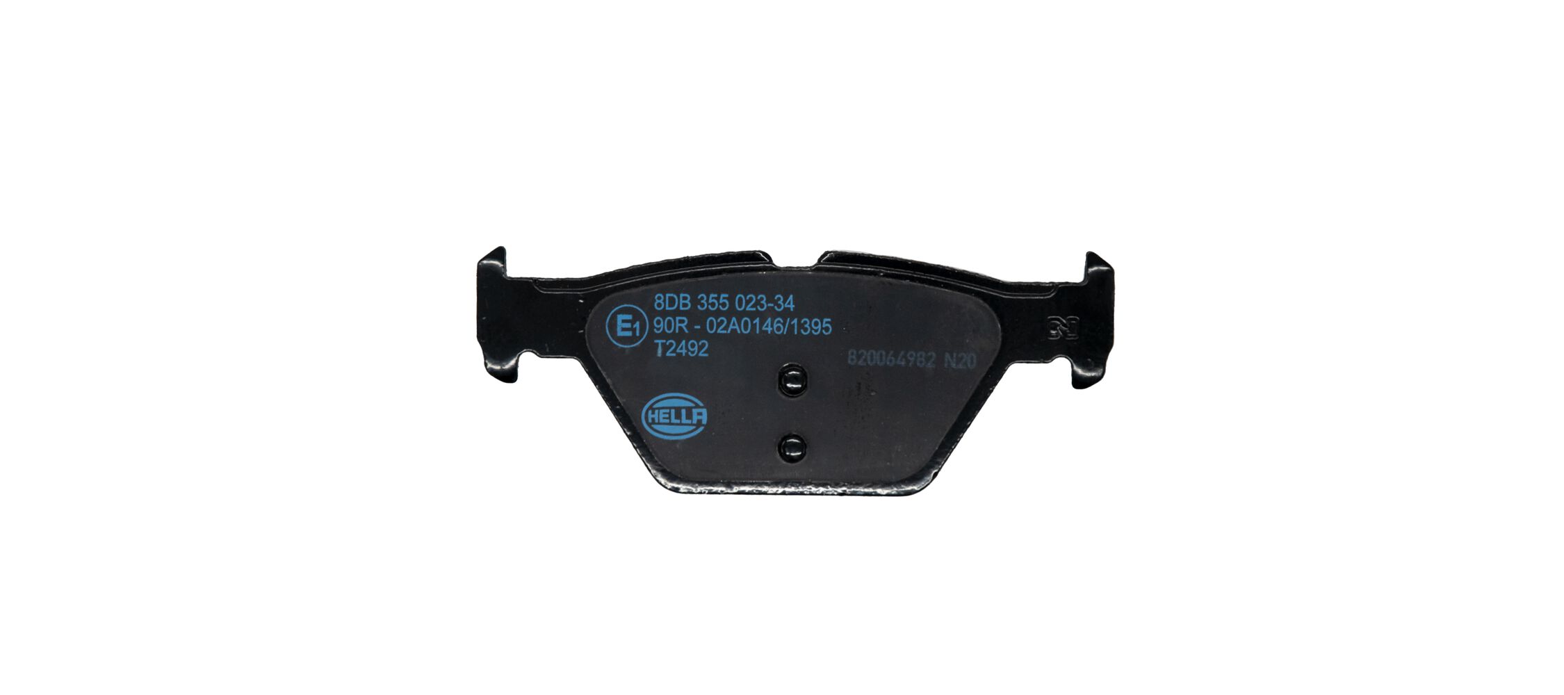 HELLA Bremseklodser 8db355023341 bagaksel for SUBARU