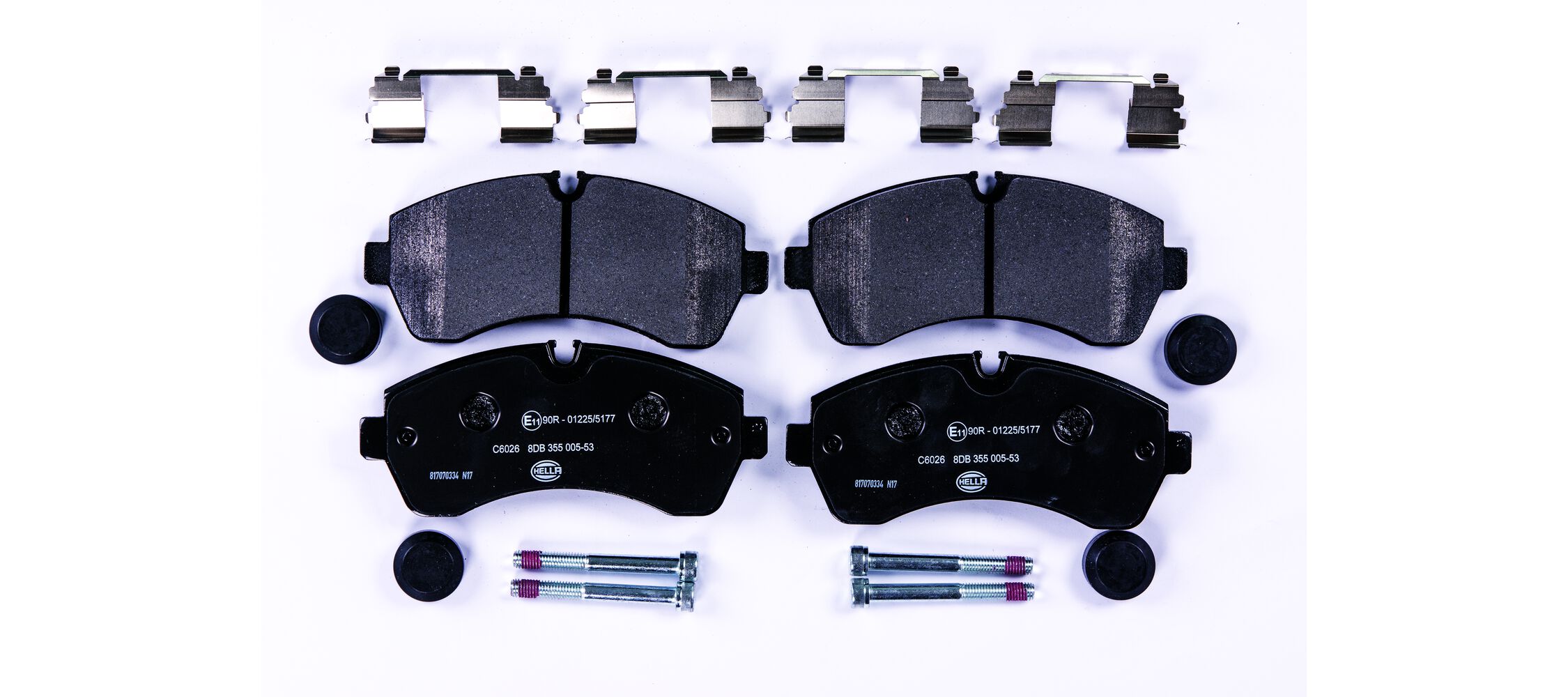 HELLA Bremseklodser 8db355005531 for MERCEDES-BENZ VW SKODA
