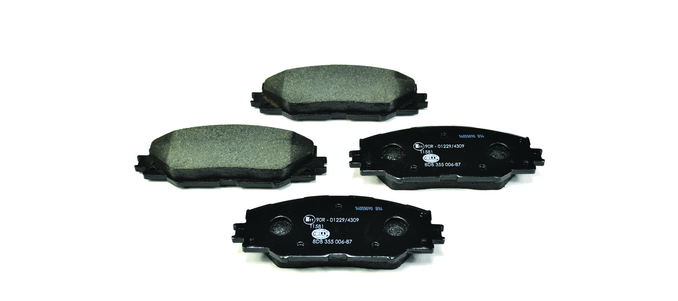 HELLA Bremseklodser 8db355006871 foraksel for PONTIAC TOYOTA (FAW) TOYOTA