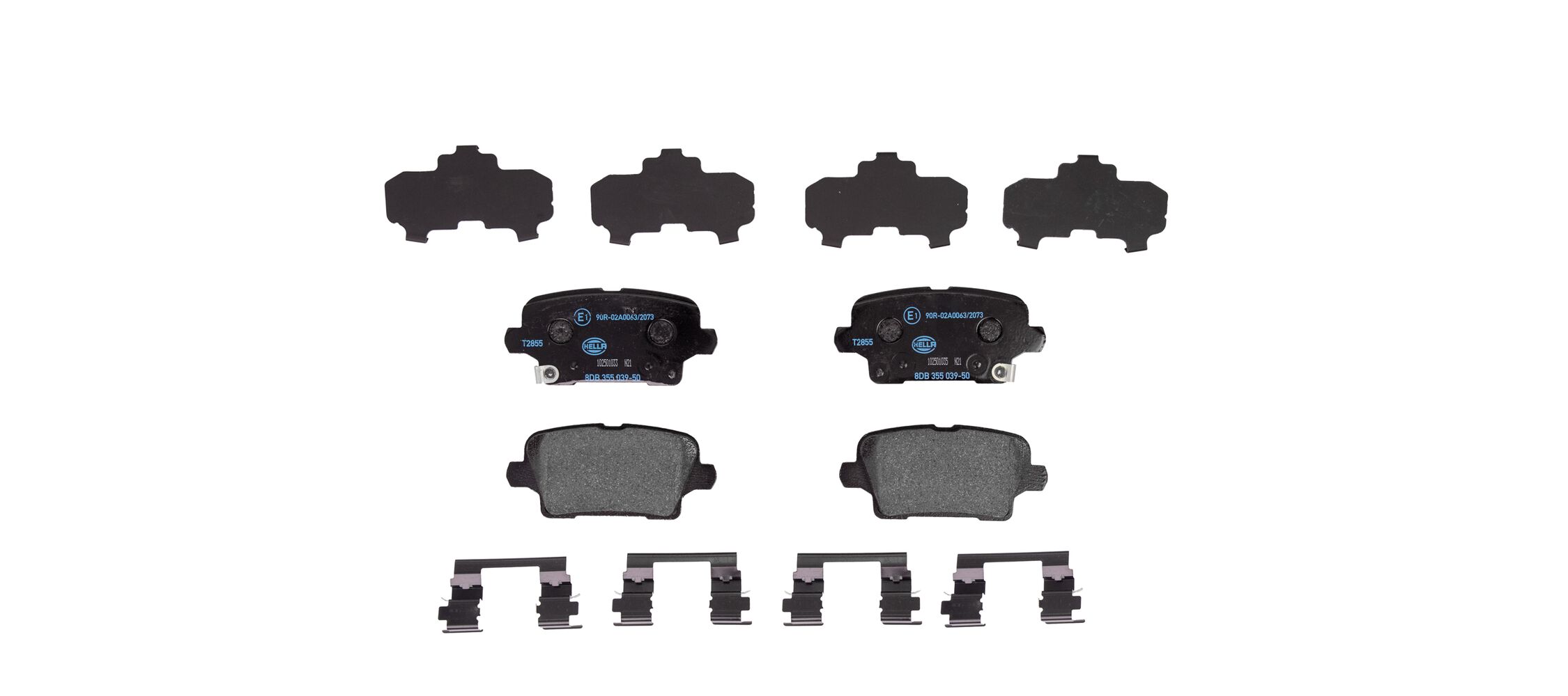 HELLA Bremseklodser 8db355039501 for VAUXHALL