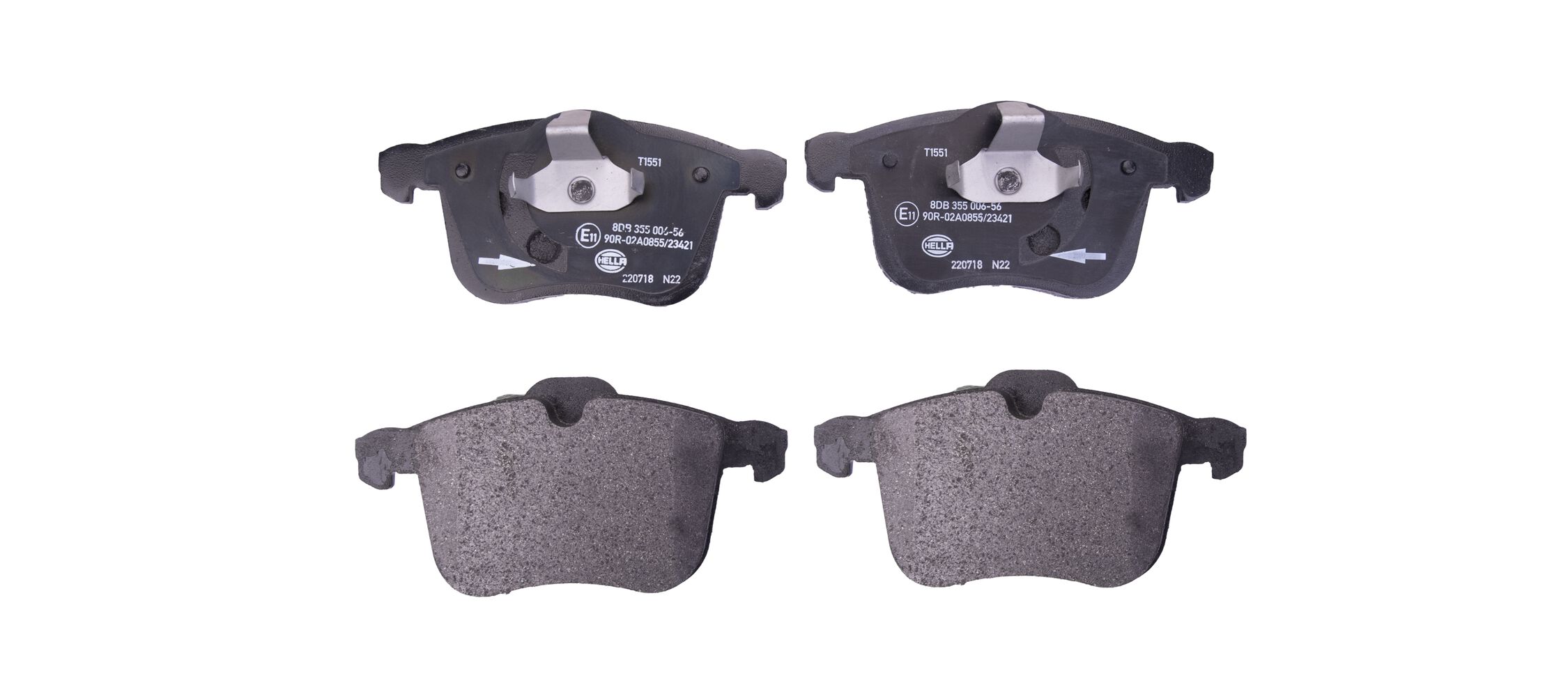 HELLA Bremseklodser 8db355006561 for HOLDEN SAAB GENERAL MOTORS OPEL