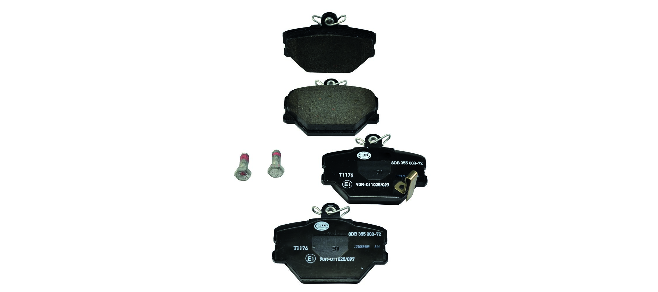 HELLA Bremseklodser 8db355008721 for MERCEDES-BENZ SMART