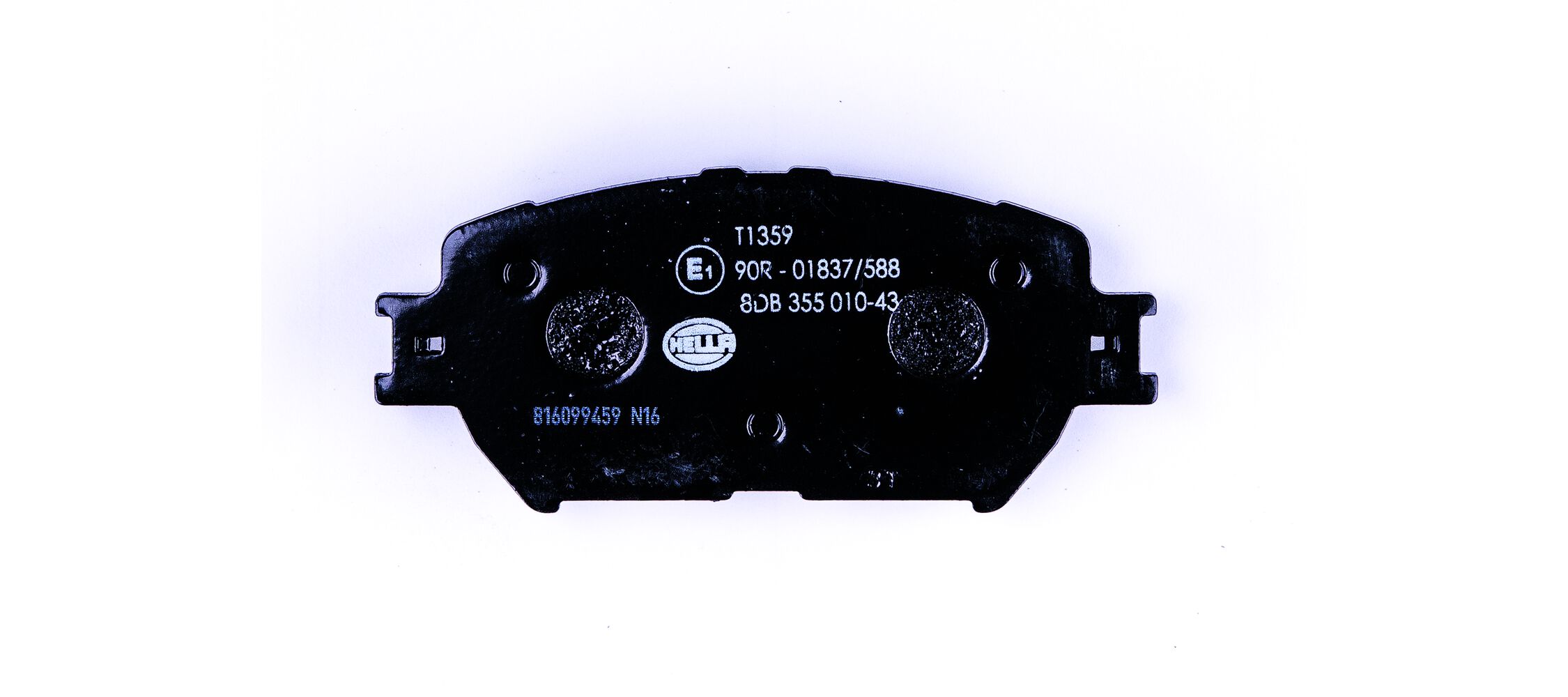 HELLA Bremseklodser 8db355010431 foraksel for TOYOTA LEXUS