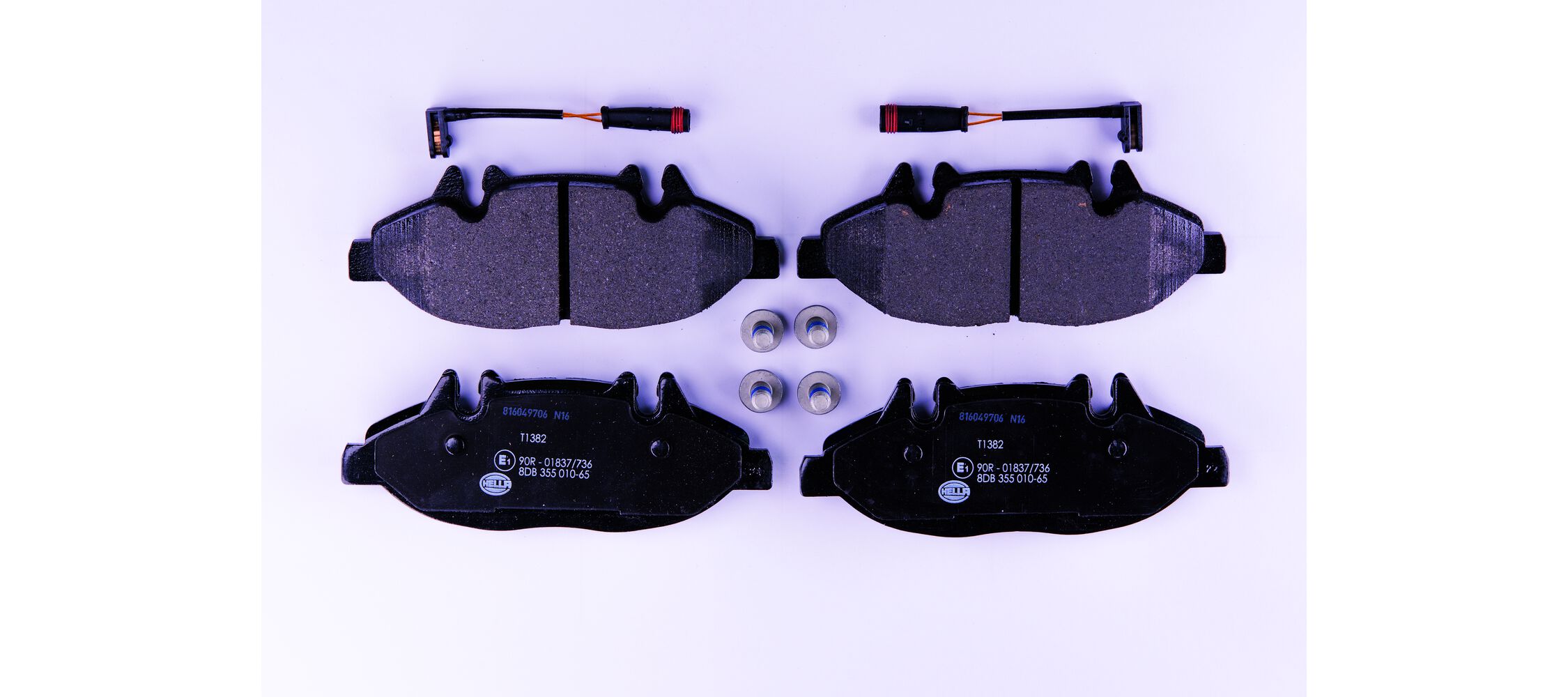HELLA Bremseklodser 8db355010651 for MERCEDES-BENZ (FJDA) MERCEDES-BENZ
