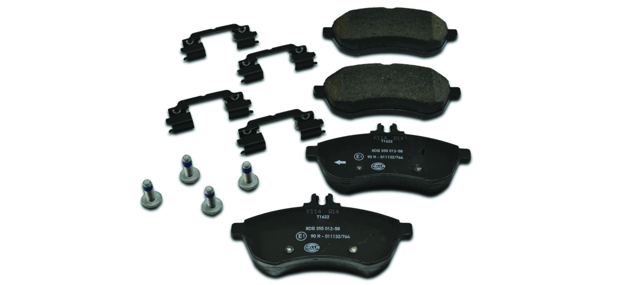 HELLA Bremseklodser 8db355012581 for MERCEDES-BENZ (BBDC) MERCEDES-BENZ