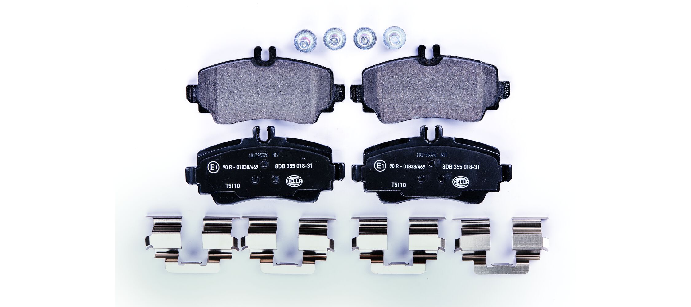 HELLA Bremseklodser 8db355018311 for MERCEDES-BENZ RIICH