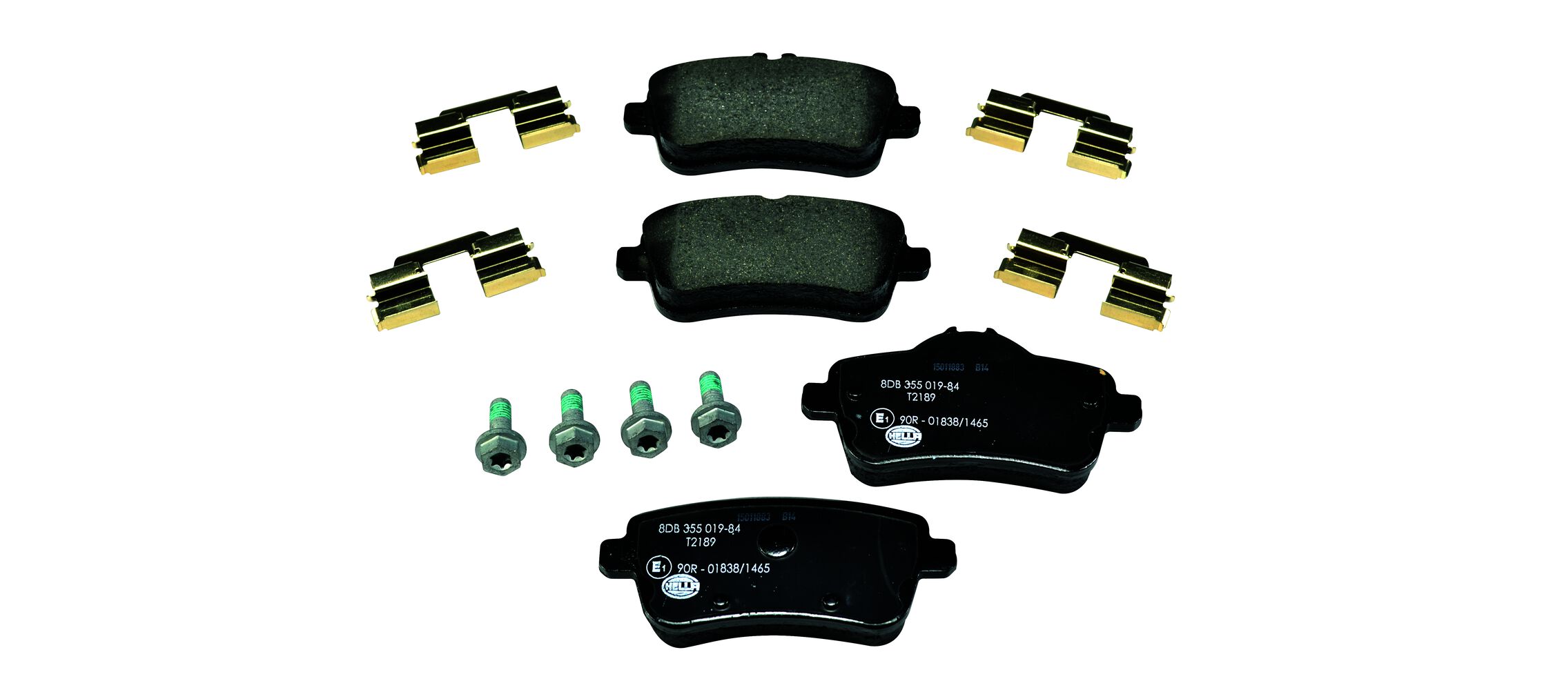 HELLA Bremseklodser 8db355019841 for MERCEDES-BENZ RENAULT