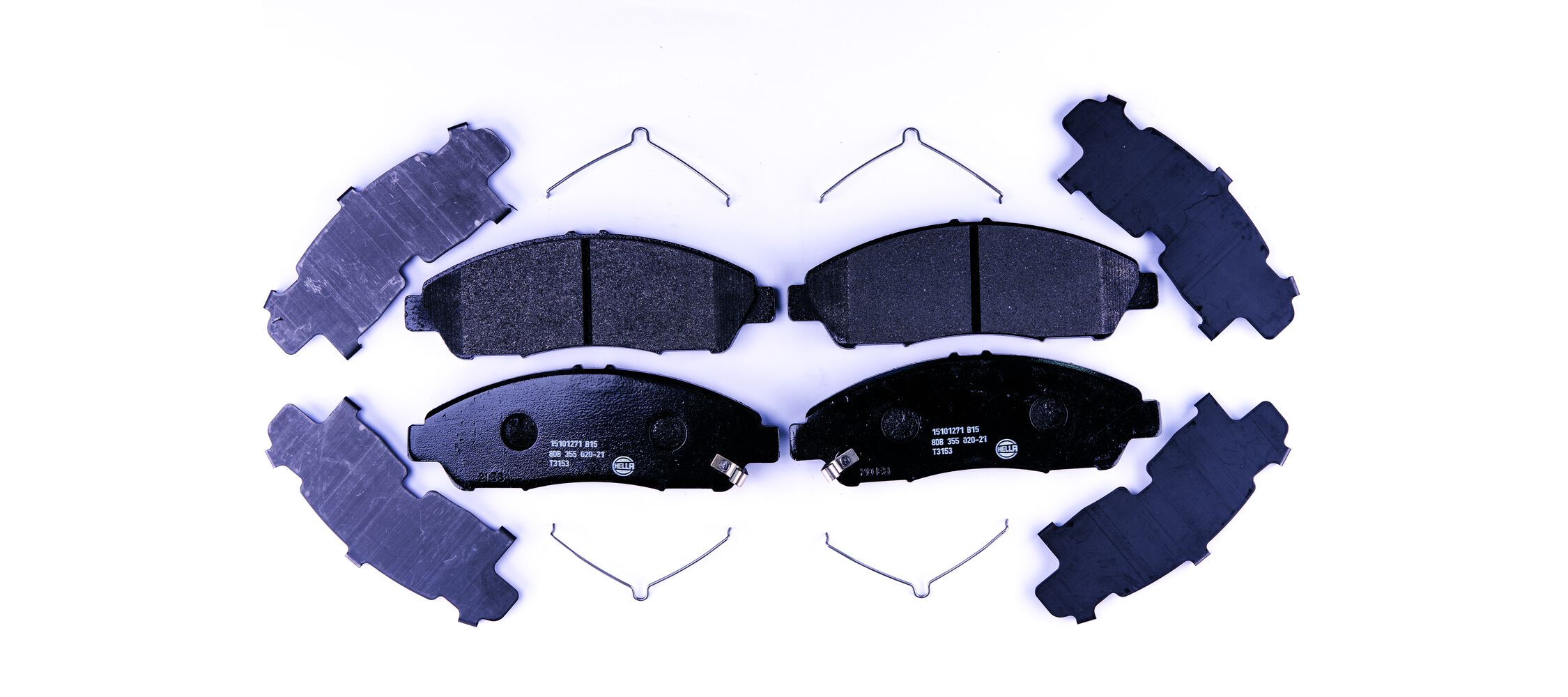 HELLA Bremseklodser 8db355020211 for ACURA HONDA