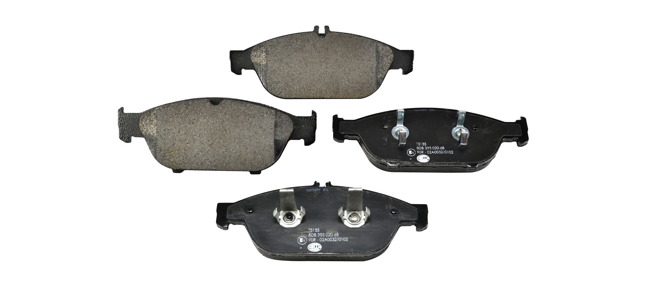 HELLA Bremseklodser 8db355020681 for MERCEDES-BENZ