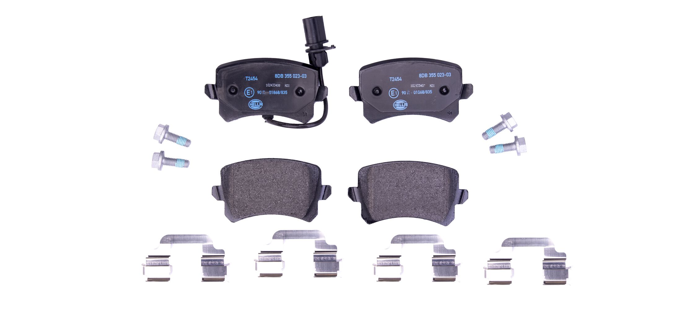 HELLA Bremseklodser 8db355023031 for VW