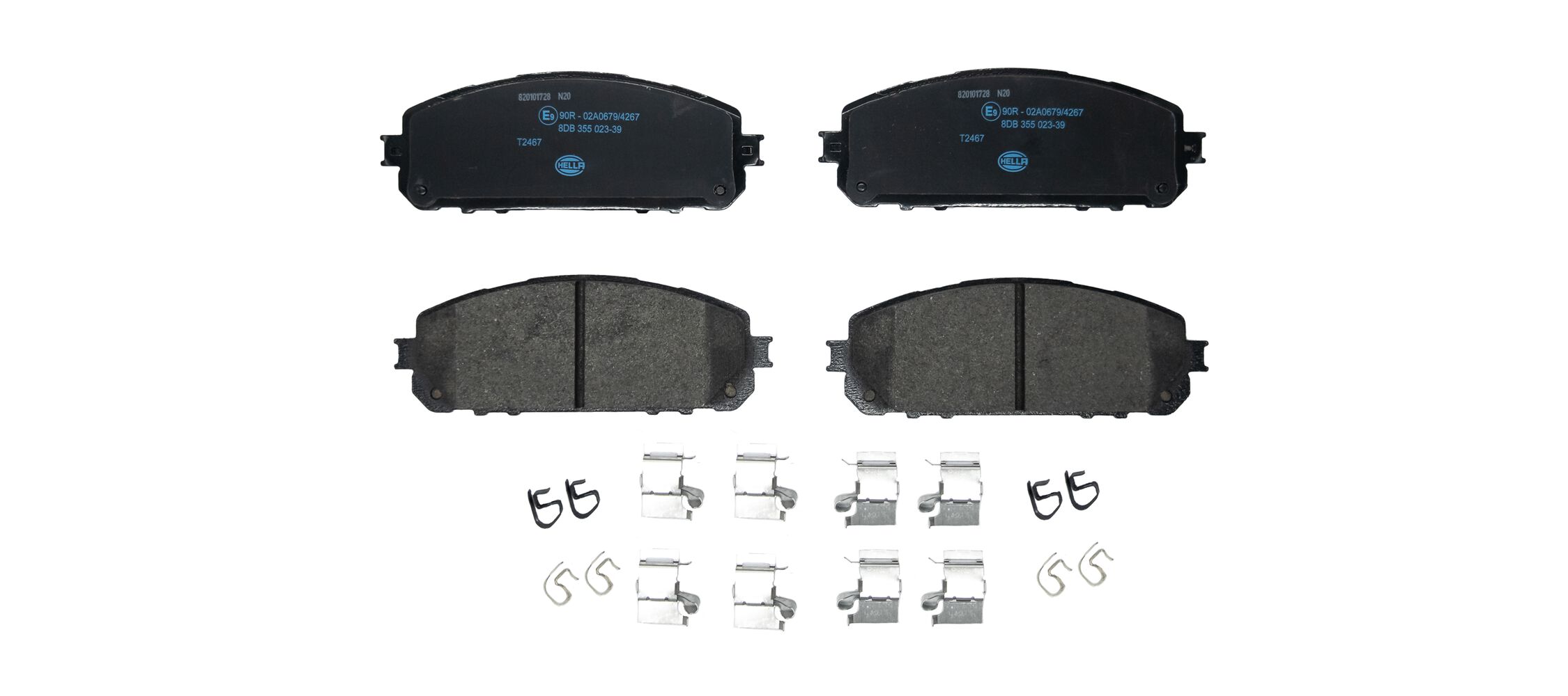 HELLA Bremseklodser 8db355023391 for JEEP