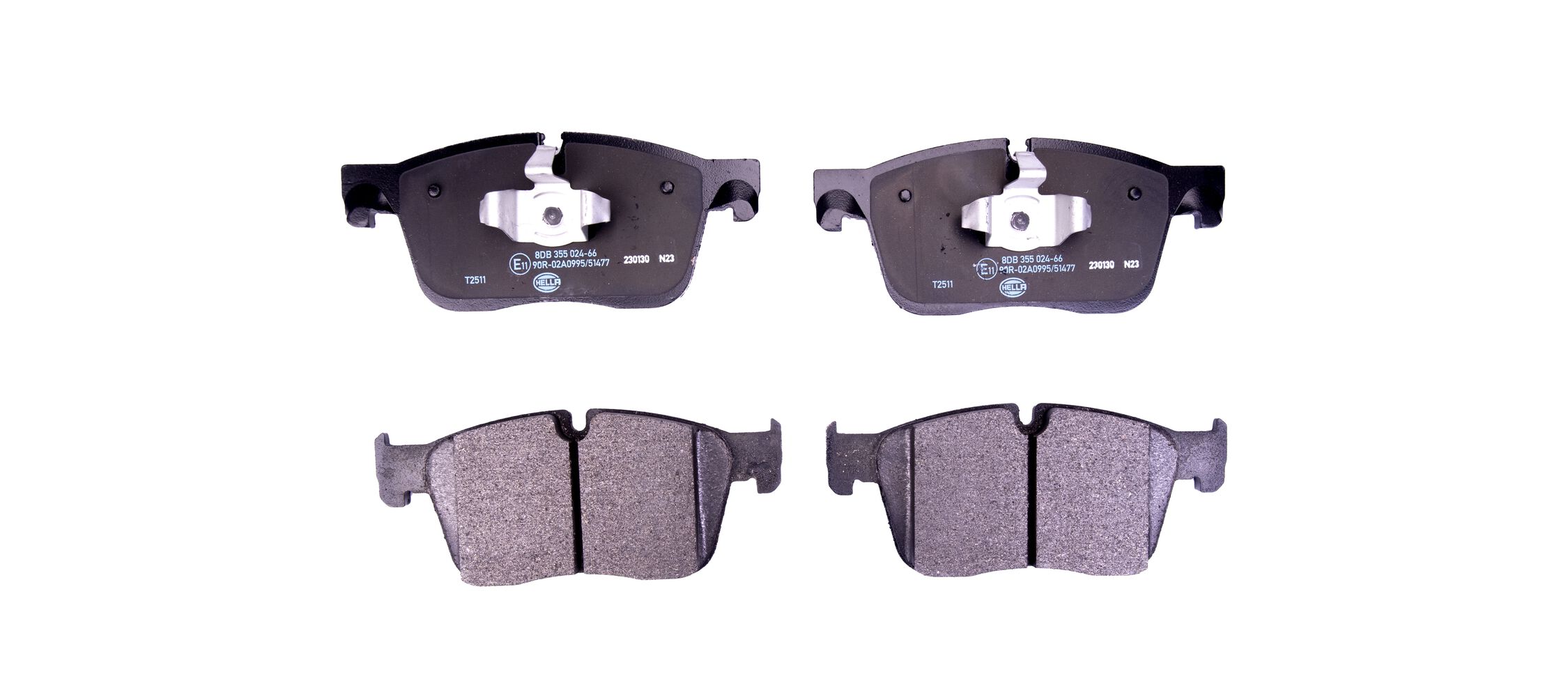 HELLA Bremseklodser 8db355024661 for JAGUAR LAND ROVER