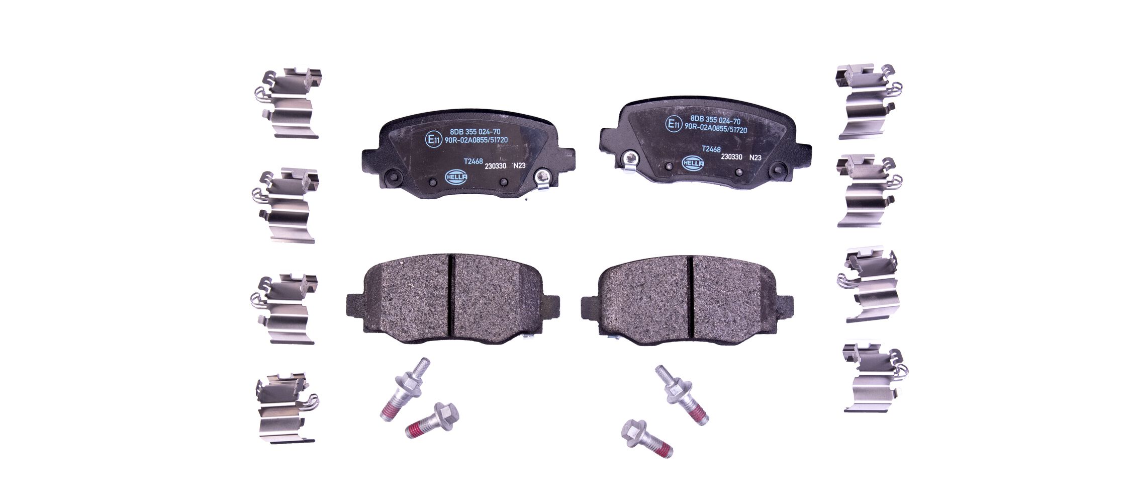 HELLA Bremseklodser 8db355024701 for JEEP