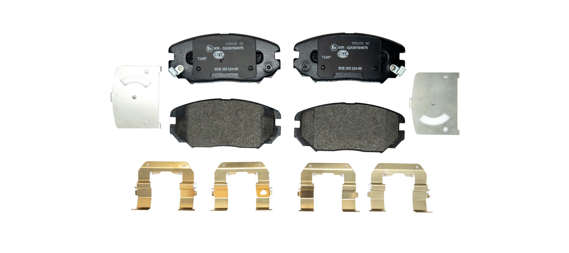 HELLA Bremseklodser 8db355024891 for HYUNDAI