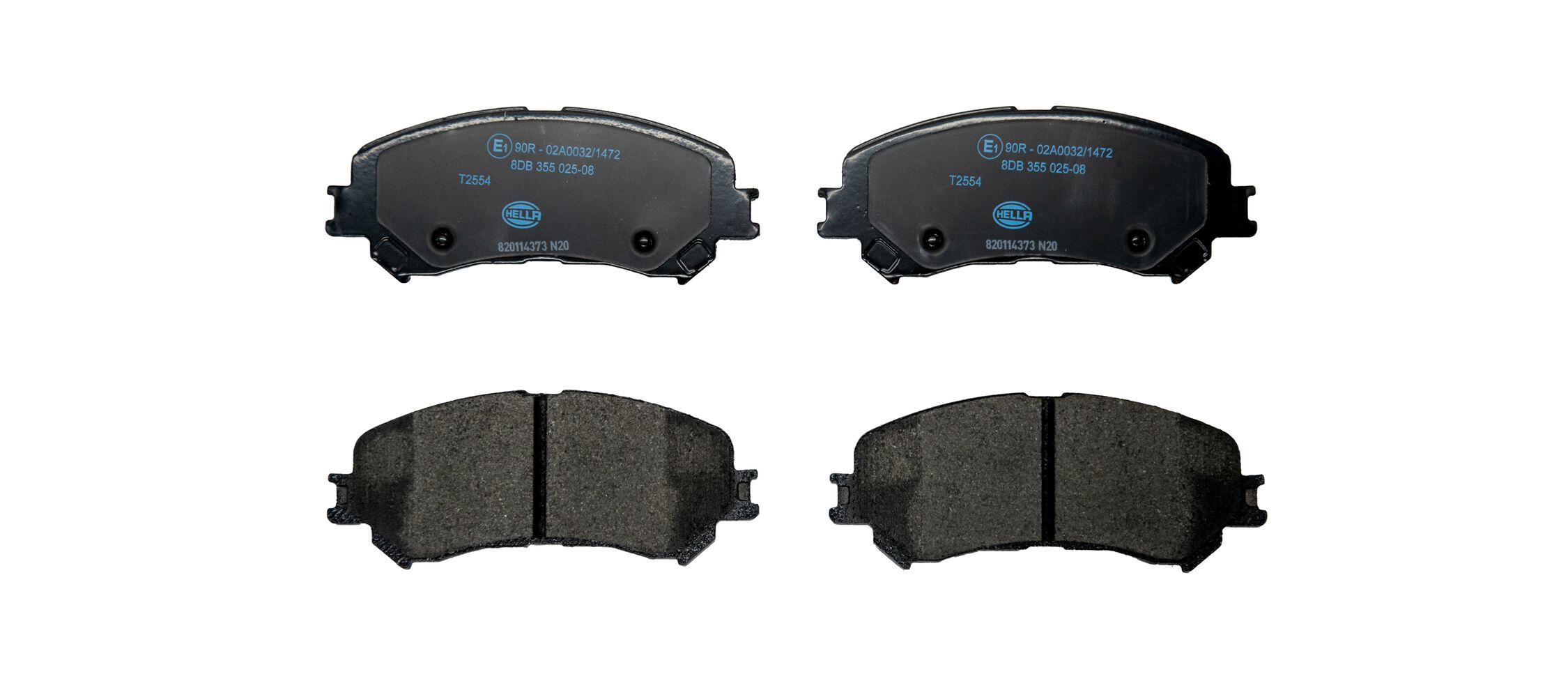 HELLA Bremseklodser 8db355025081 for RENAULT