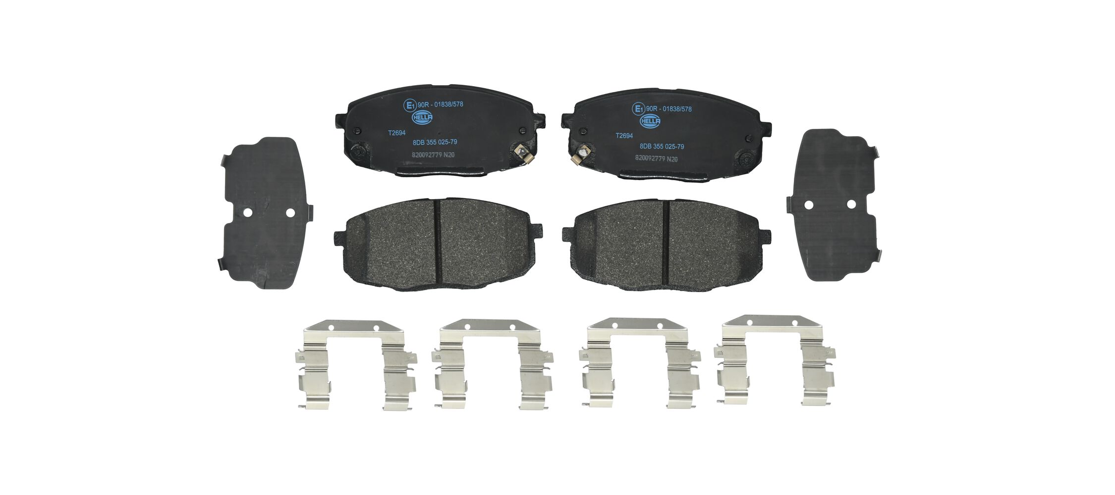 HELLA Bremseklodser 8db355025791 for HYUNDAI