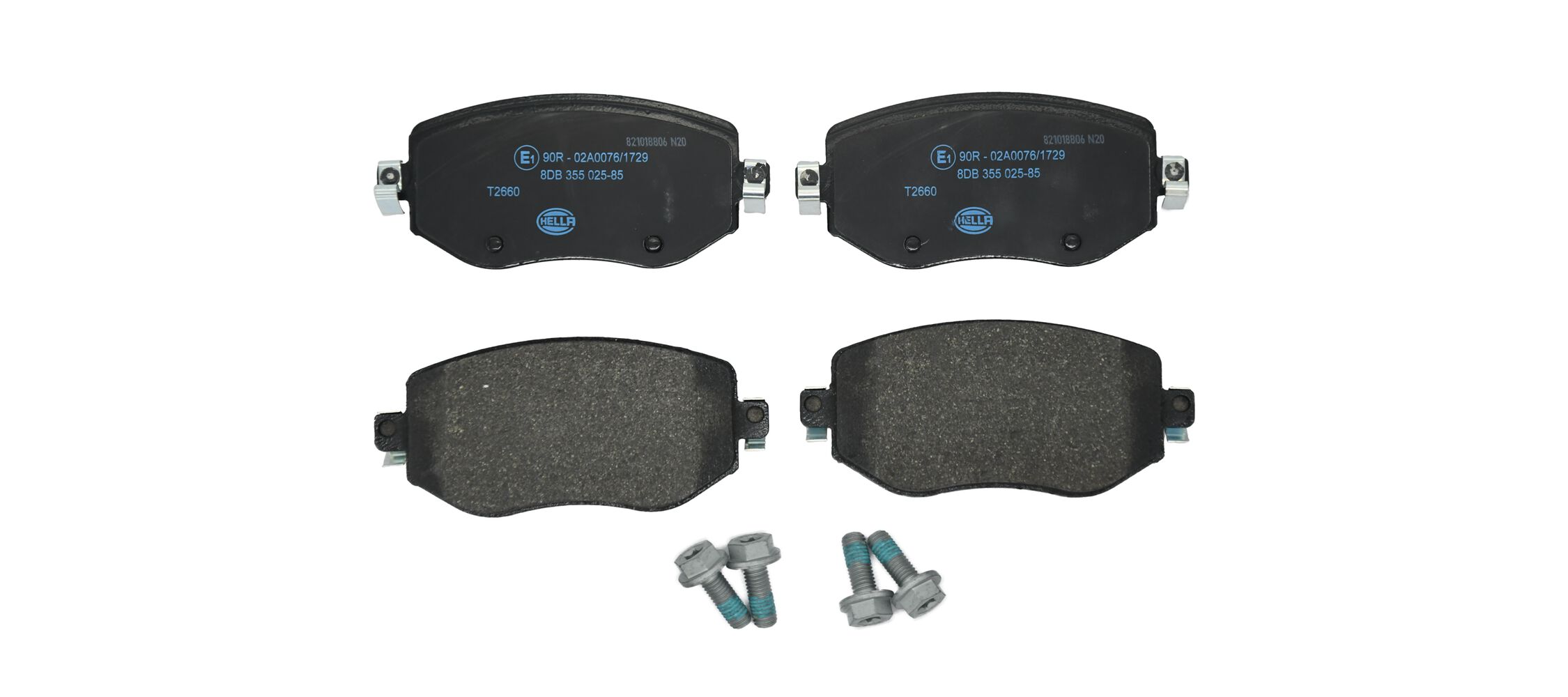 HELLA Bremseklodser 8db355025851 for RENAULT