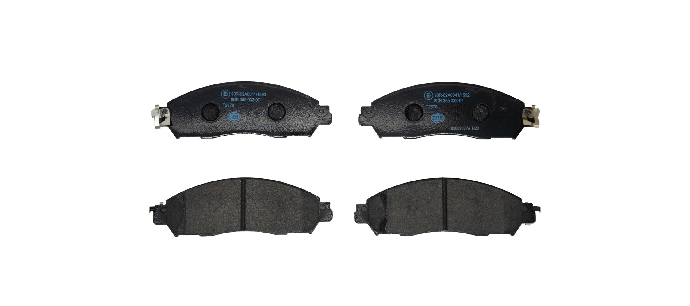 HELLA Bremseklodser 8db355032071 for NISSAN