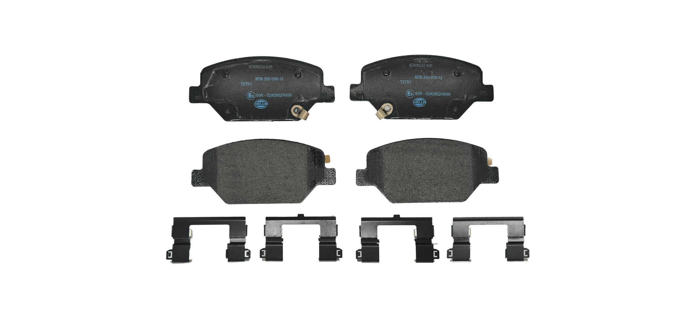 HELLA Bremseklodser 8db355039121 for OPEL