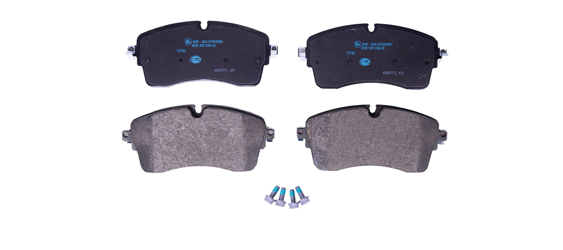 HELLA Bremseklodser 8db355039321 for JAGUAR LAND ROVER