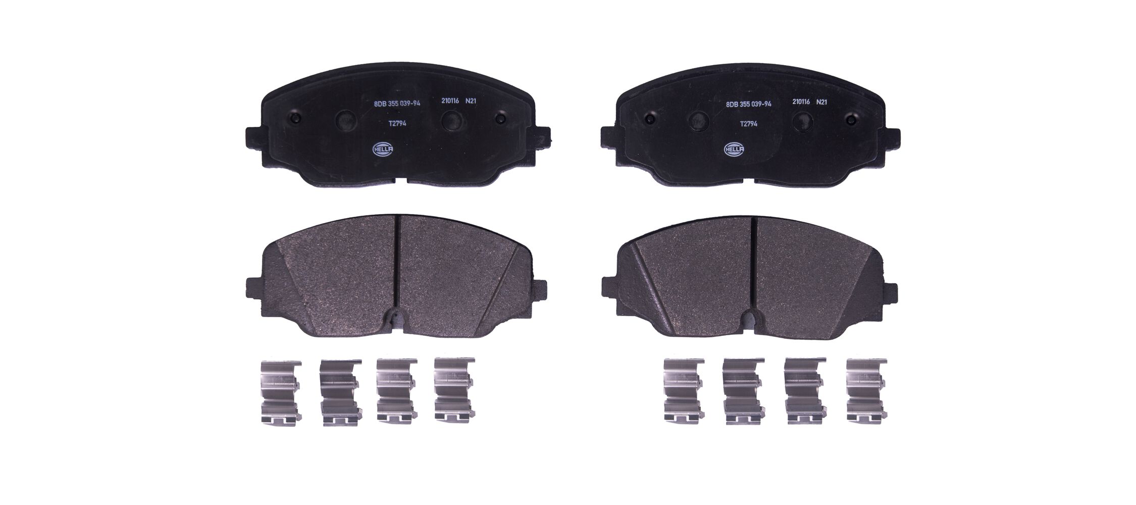 HELLA Bremseklodser 8db355039941 for VW VW (SVW)