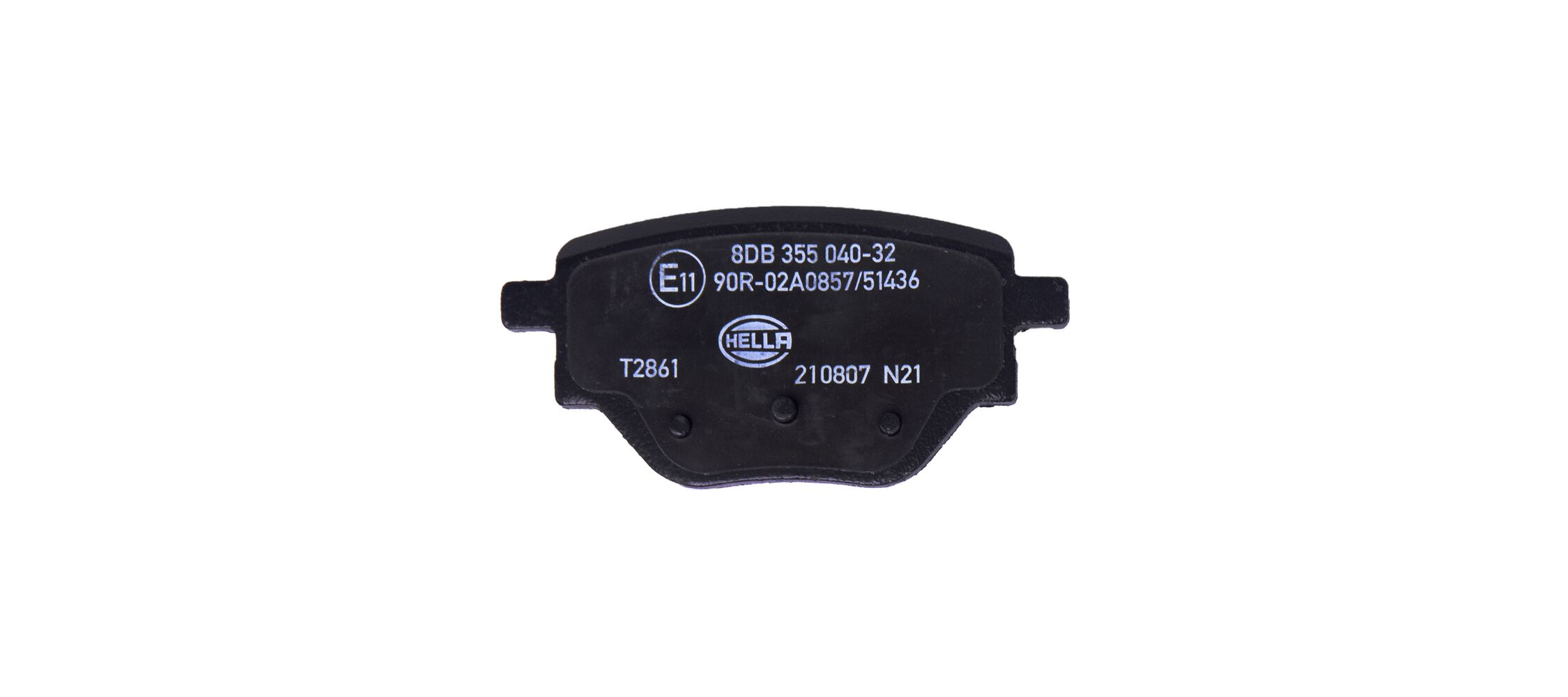 HELLA Bremseklodser 8db355040321 for PEUGEOT