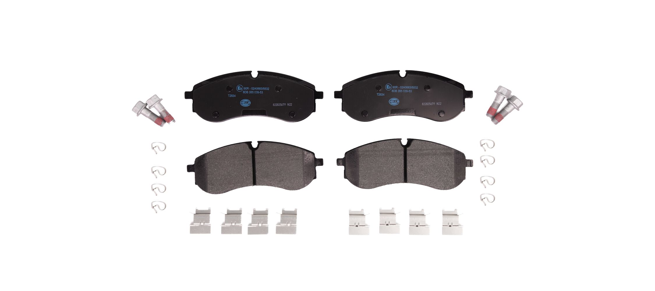 HELLA Bremseklodser 8db355039531 for MAN VW