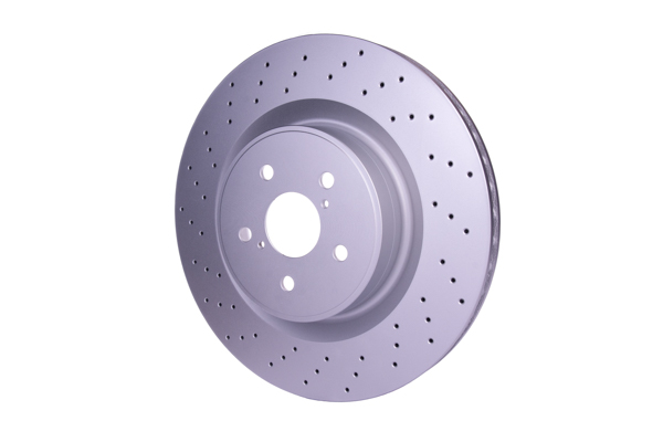 HELLA Bremseskive 8DD 355 129-851 indvendig ventileret 360mm 30mm for LEXUS