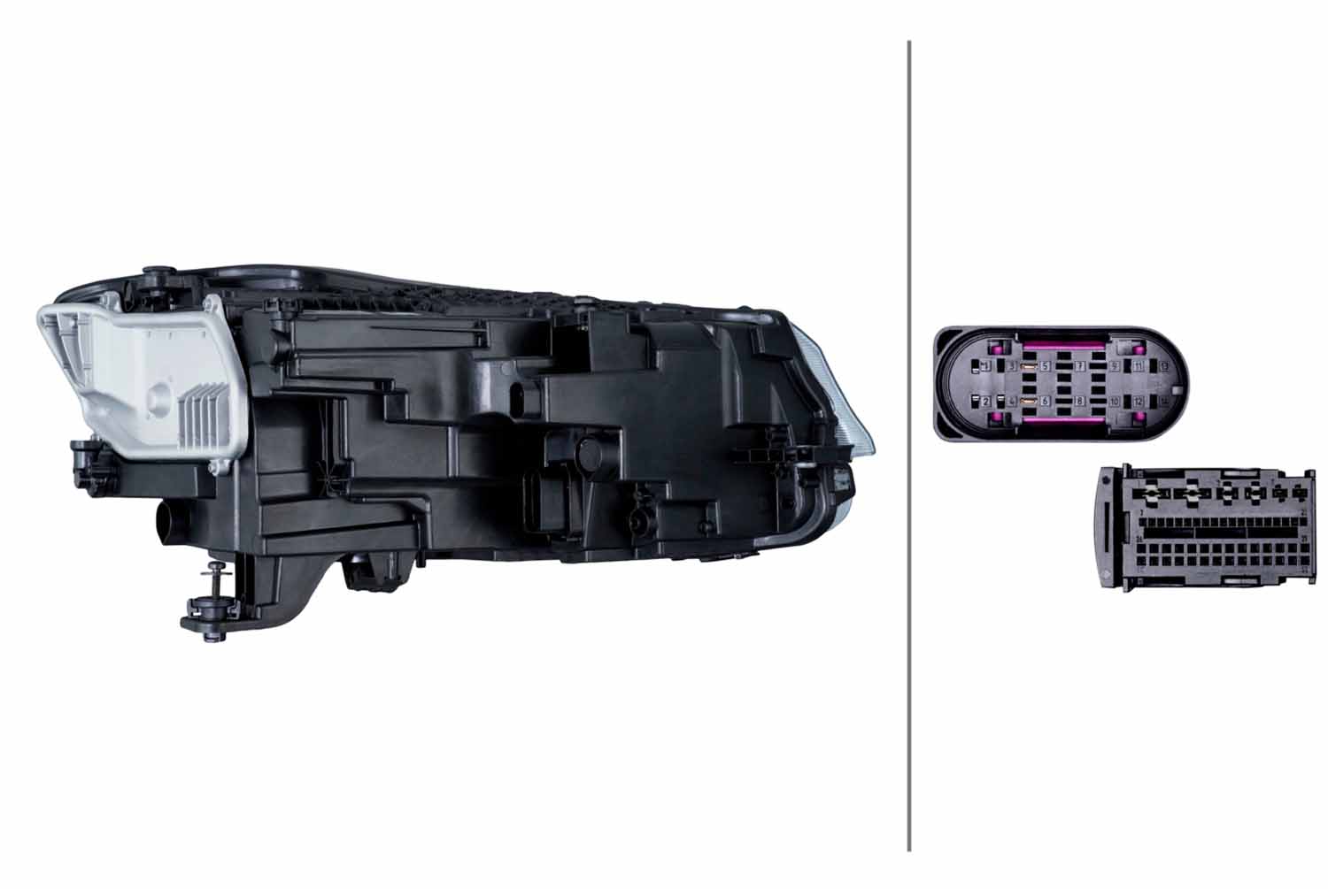 HELLA Forlygte 1ex354867091 LED venstre for VW