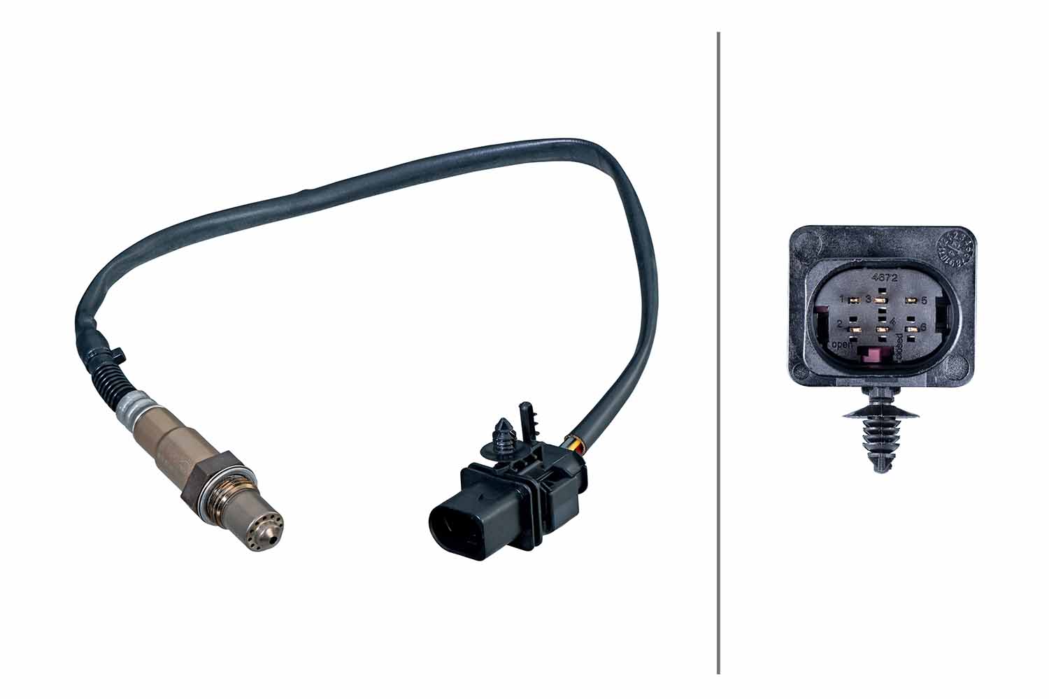 HELLA Lambdasonde 6pa358243631 for FORD