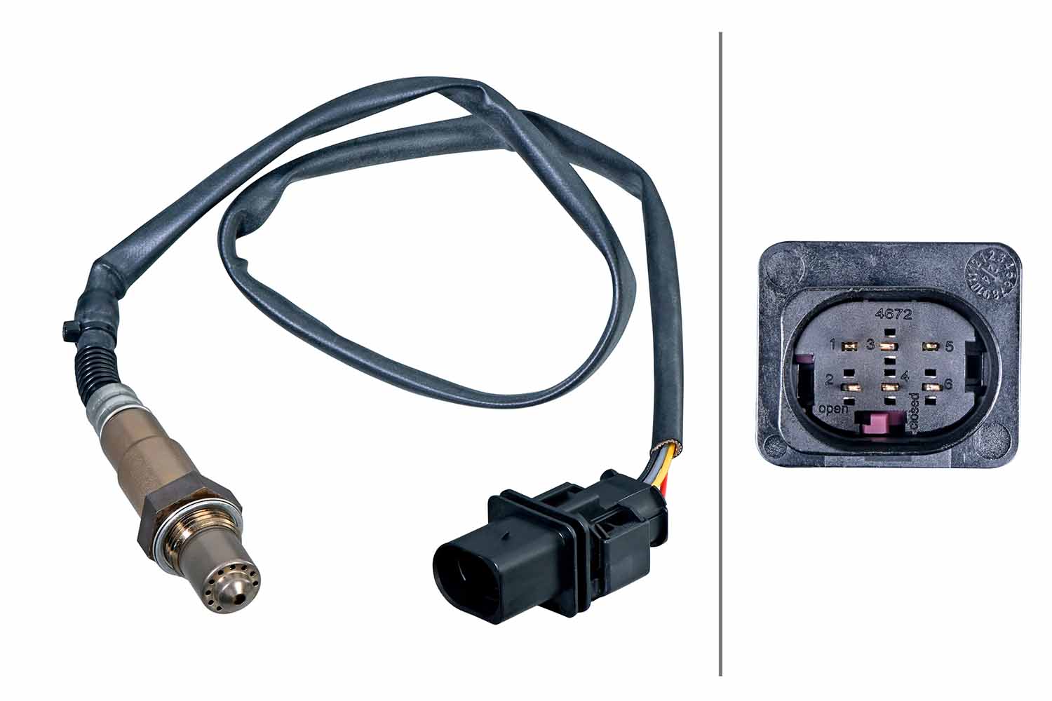 HELLA Lambdasonde 6pa358243401 for FORD