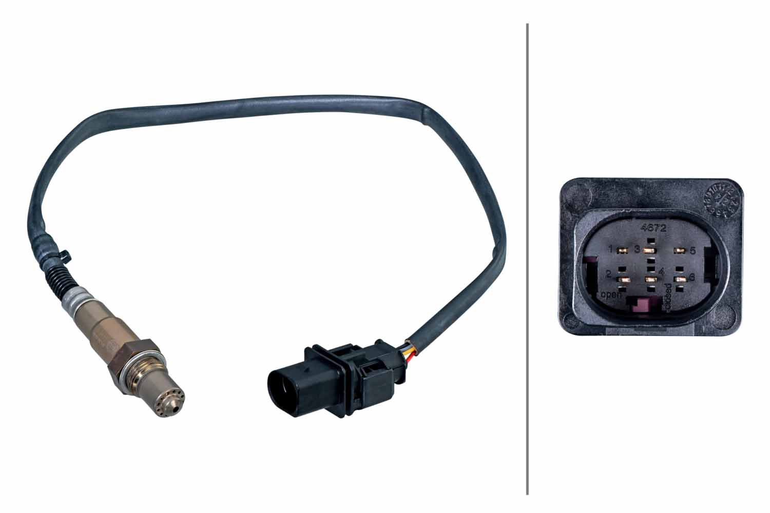 HELLA Lambdasonde 6pa358244251 for HONDA
