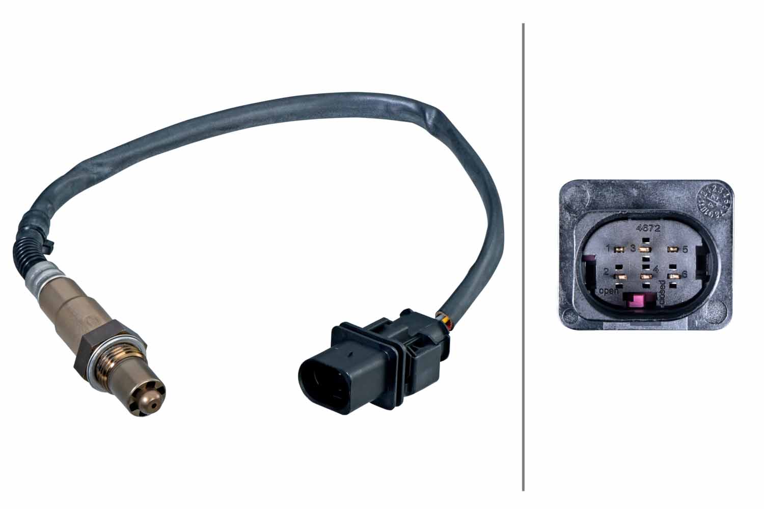 HELLA Lambdasonde 6pa358244461 for FORD