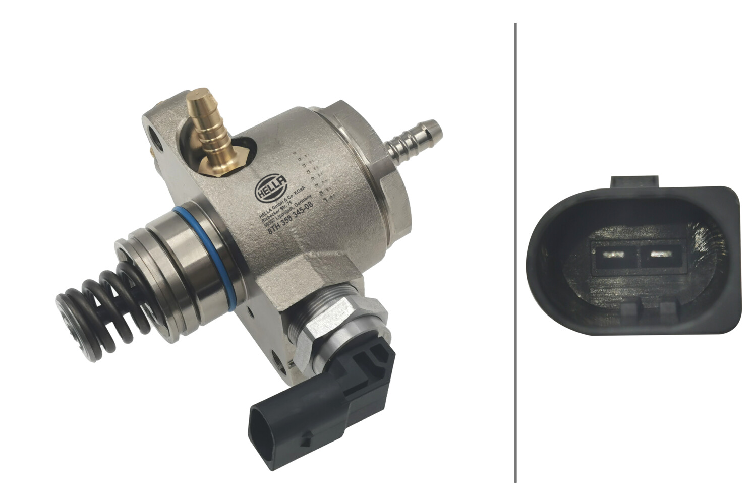 HELLA Højtrykspumpe 8th358345081 for PORSCHE VW