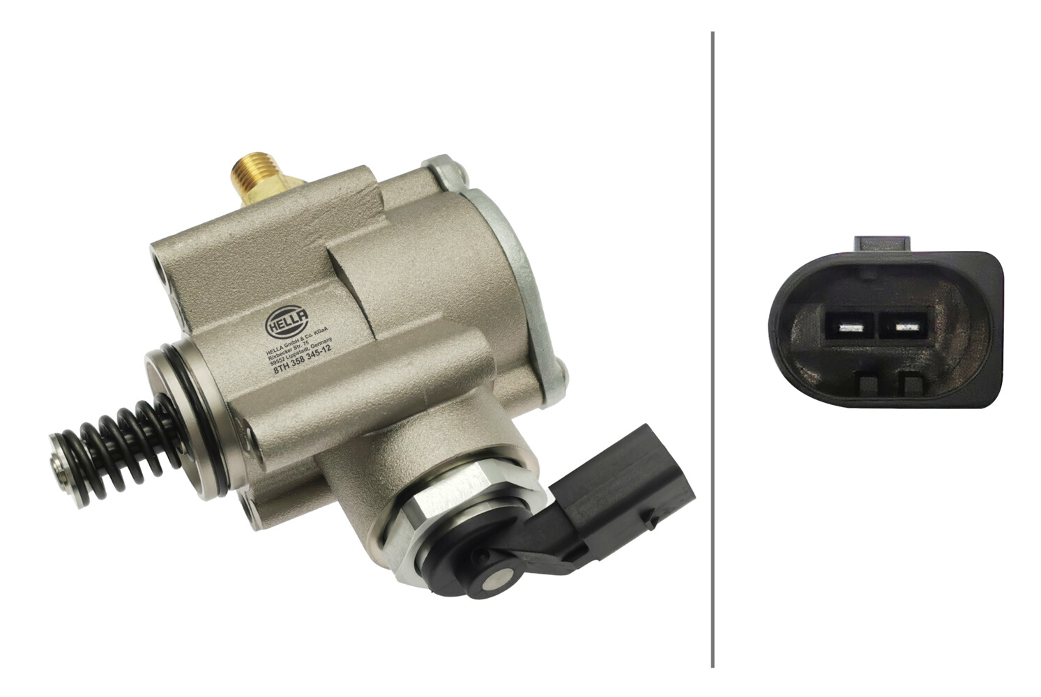 HELLA Højtrykspumpe 8th358345121 for VW