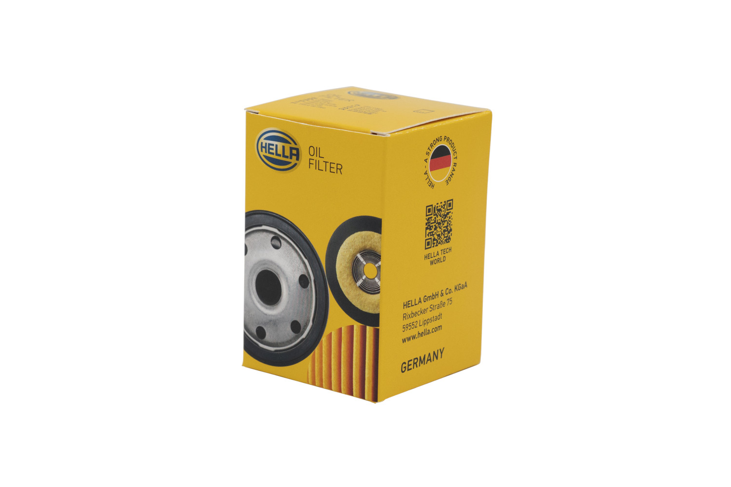 HELLA Oliefilter 8zo366101641 Påskruet 79mm 3/4-16 UNF for RELIANT FORD GENERAL MOTORS TALBOT VAG SUBARU CITROËN MAZDA NISSAN PEUGEOT RENAULT