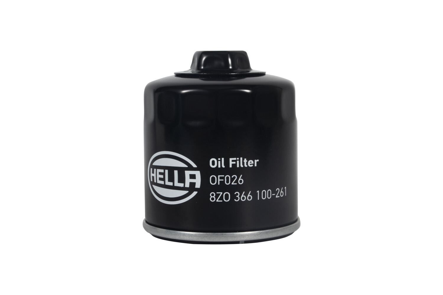 HELLA Oliefilter 8zo366100261 Påskruet 92mm 3/4-16 UNF for VAG