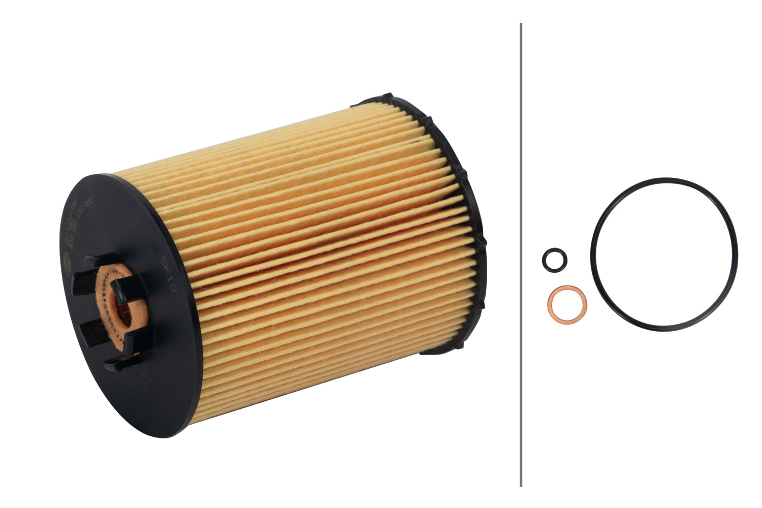 HELLA Oliefilter 8zo366101921 Filterindsats outer_diameter_mm_497|Yderdiameter [mm]|77 inner_diameter_1_mm_995|Inder diameter 1 [mm]|35 inner_diameter