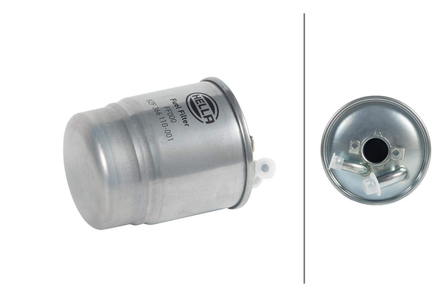 HELLA Brændstof-filter 8zf366110001 Lednings 127mm for CHRYSLER JEEP FIAT MERCEDES-BENZ SMART