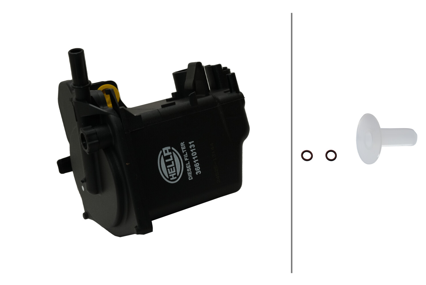 HELLA Brændstof-filter 8zf366110131 Lednings for PEUGEOT FORD VOLVO MINI CITROËN FIAT MAZDA SUZUKI