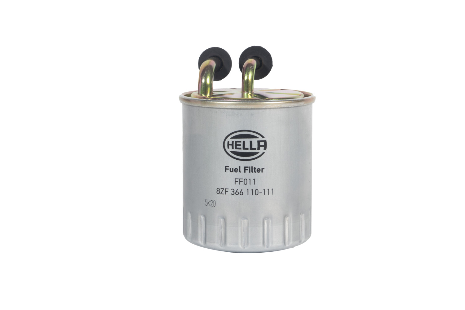 HELLA Brændstof-filter 8zf366110111 Lednings 124mm for CHRYSLER MERCEDES-BENZ SMART FIAT RENAULT TRUCKS
