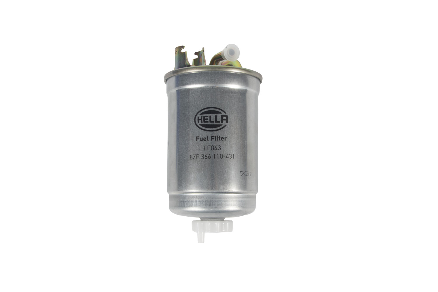 HELLA Brændstof-filter 8zf366110431 Lednings 170mm for FORD VAG MWM