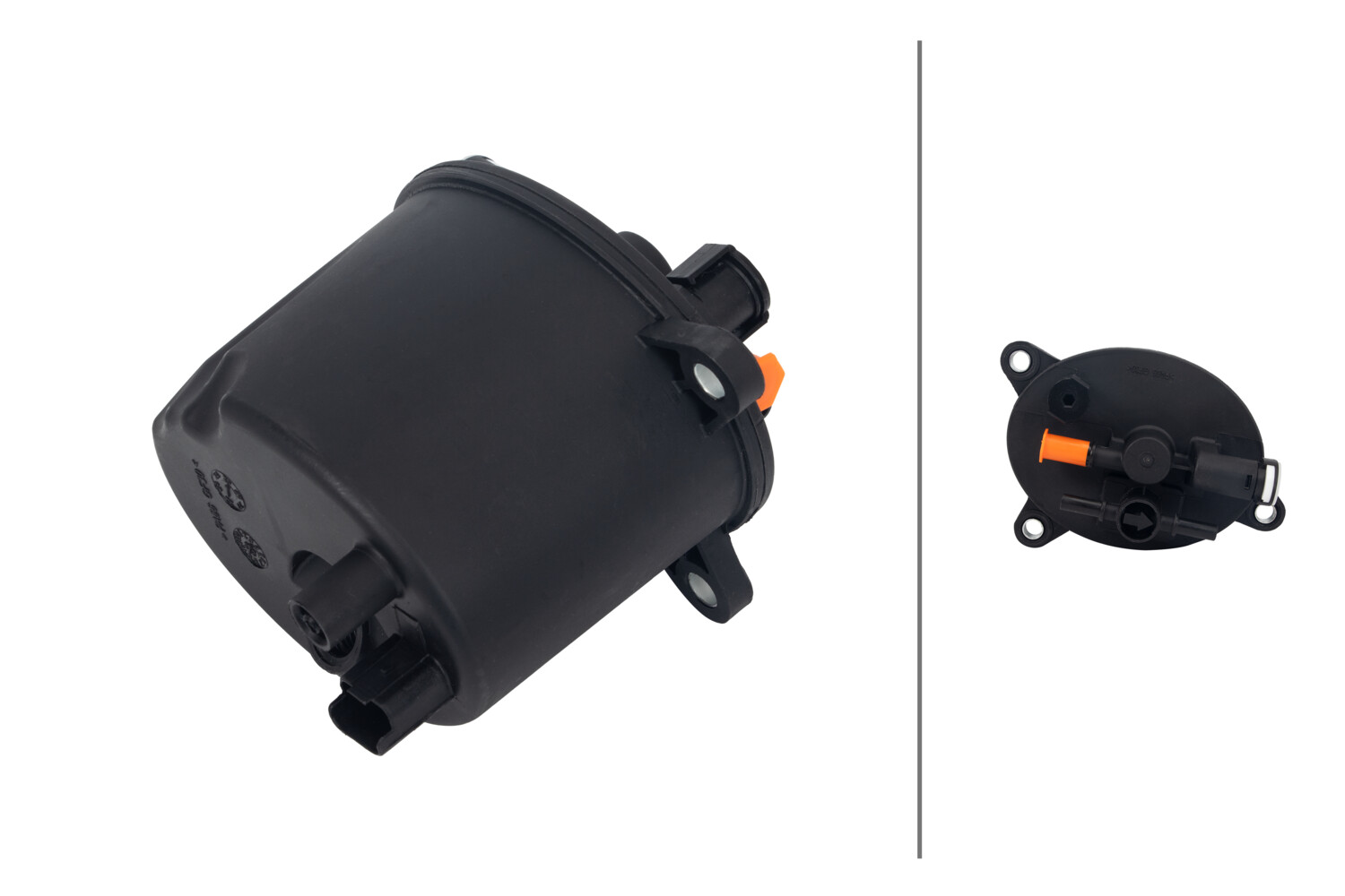 HELLA Brændstof-filter 8zf366110491 Lednings 151mm for PEUGEOT FORD CITROËN LANCIA JAGUAR MITSUBISHI LAND ROVER